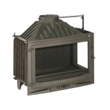 Чугунная каминная топка Invicta Foyer 700 Sélénic right glass with flue valve